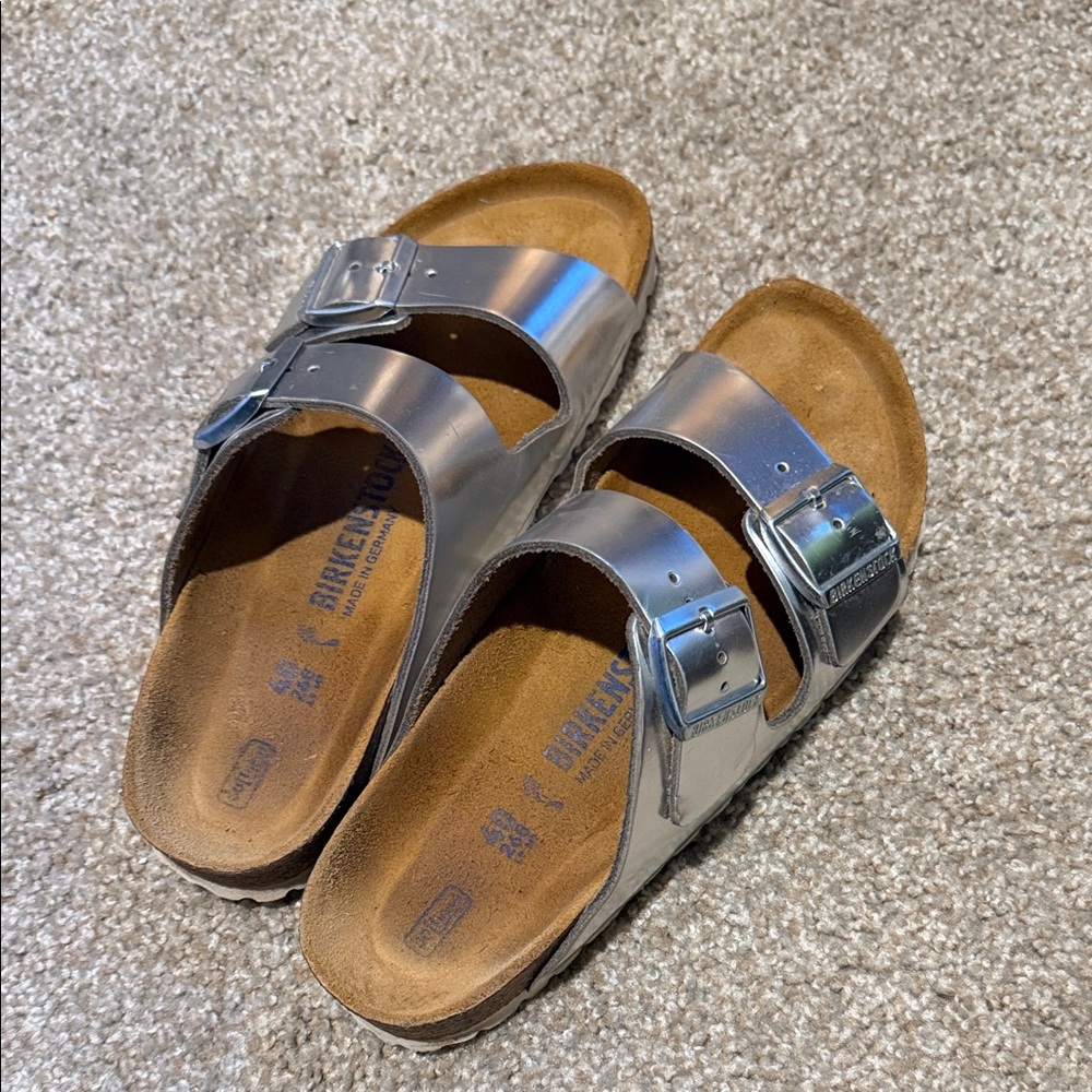 Birkenstock Silver Sandals